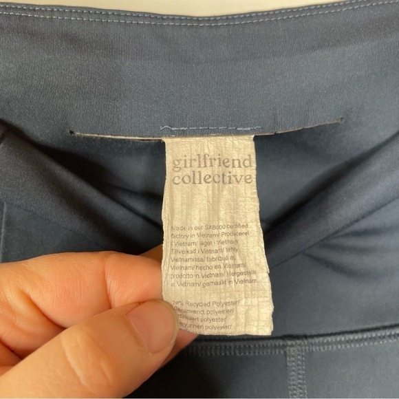 Girlfriend Collective Midnight Compression High Rise Leggings Size Medium - Picture 6 of 6